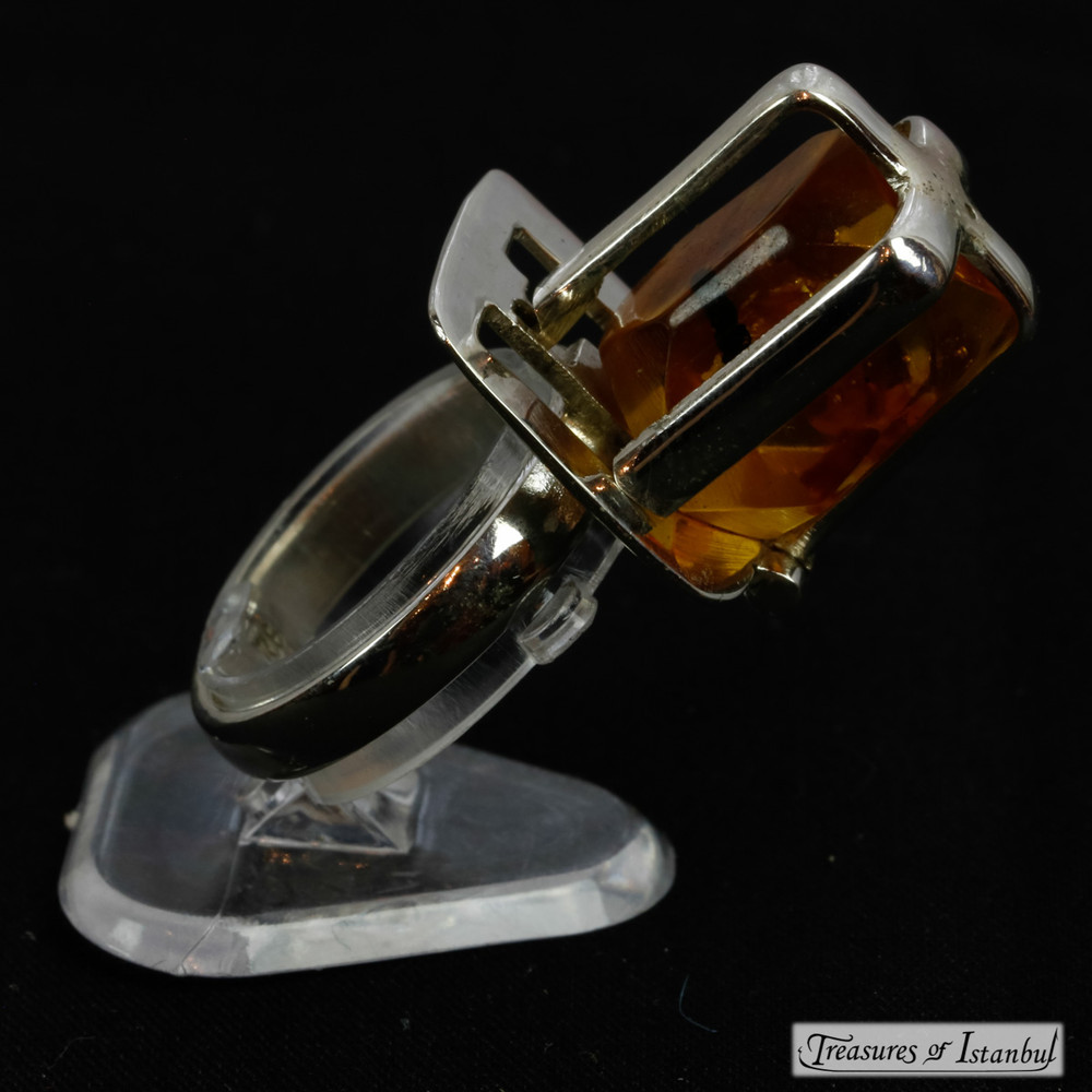 Amber ring - 065