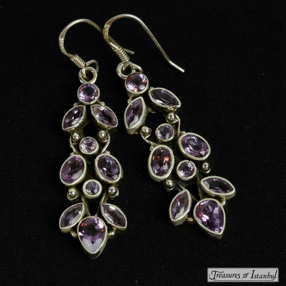 Amethyst earrings - 024